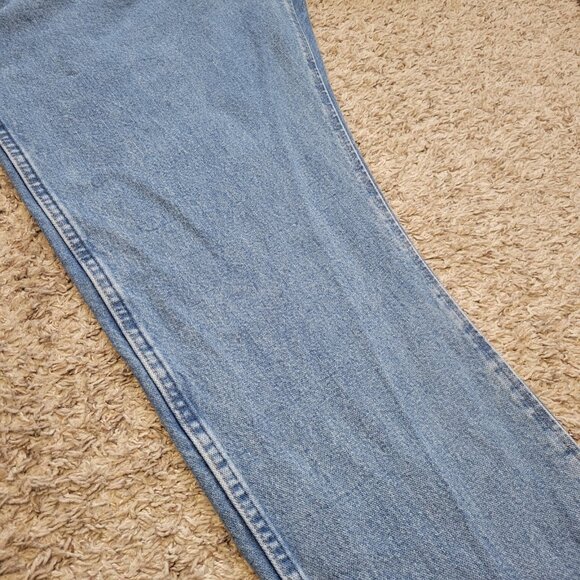Wrangler Jeans Mens 40x32 Cowboy Cut Dark Washed Denim - Picture 4 of 6